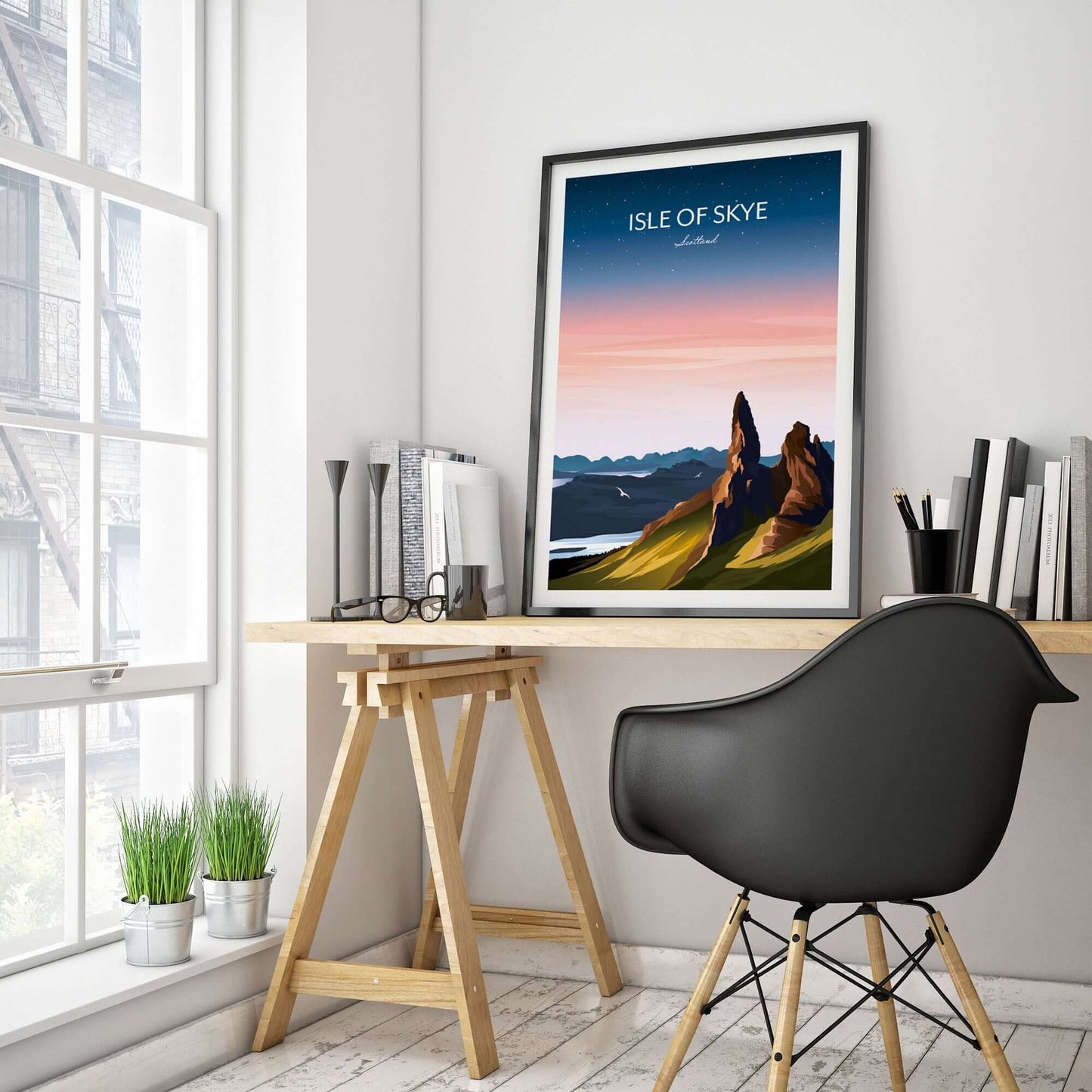 Home Office Scottish Wall Art - Isle of Skye Print