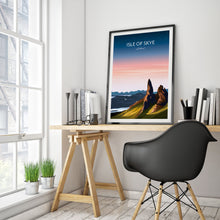 Load image into Gallery viewer, Home Office Scottish Wall Art - Isle of Skye Print
