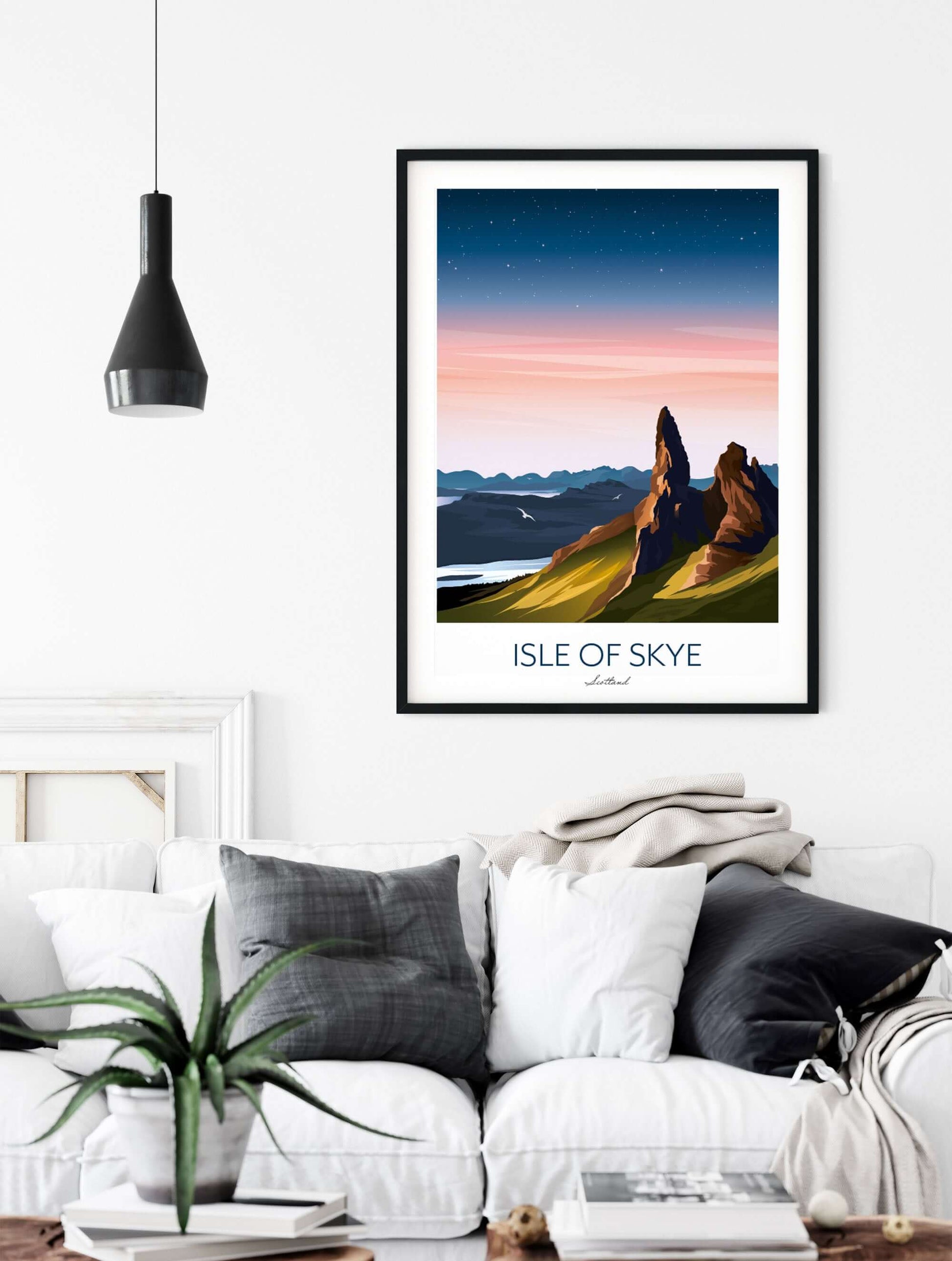 Isle of Skye Art Print, Scottish Highlands