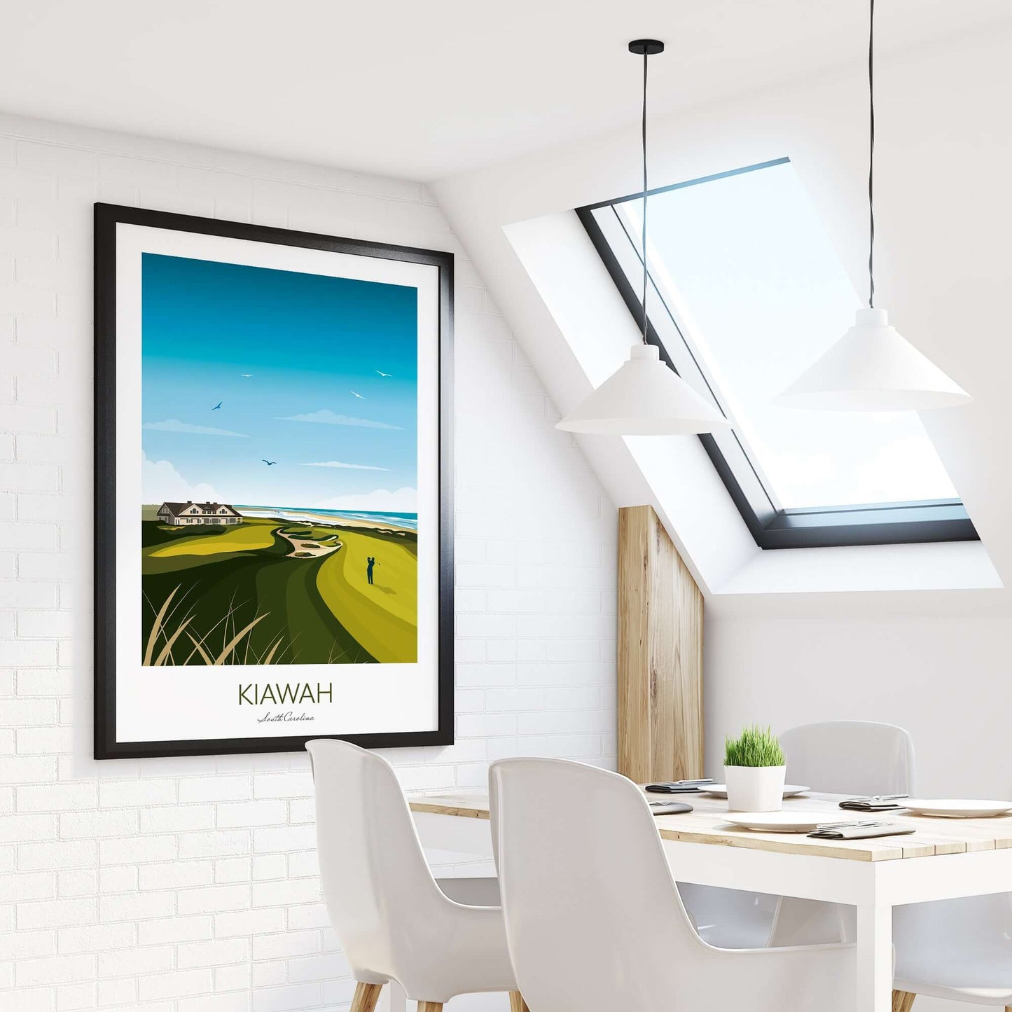 Kiawah Island Golf Print Wall Art Kitchen