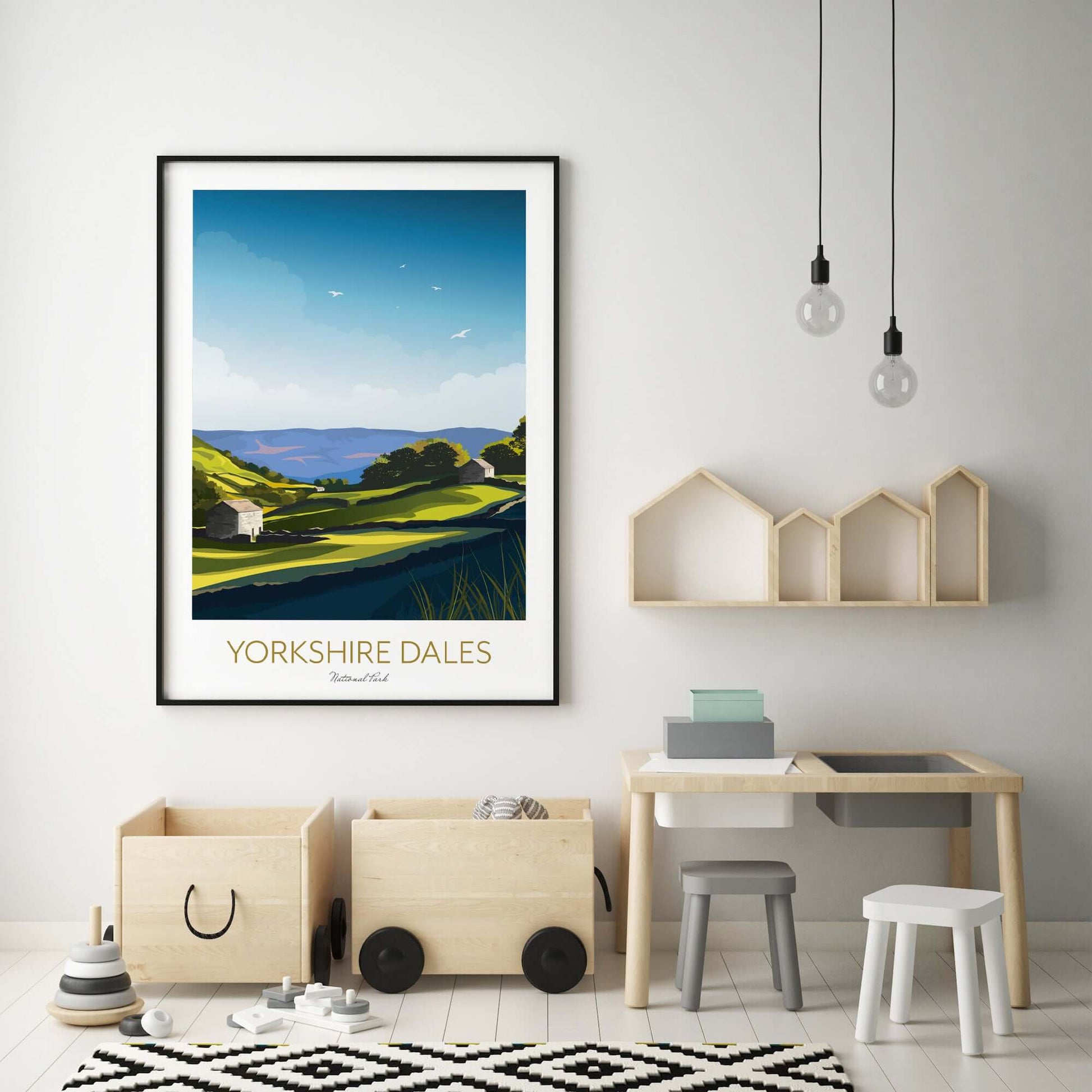 Yorkshire Dales Print Kids Room