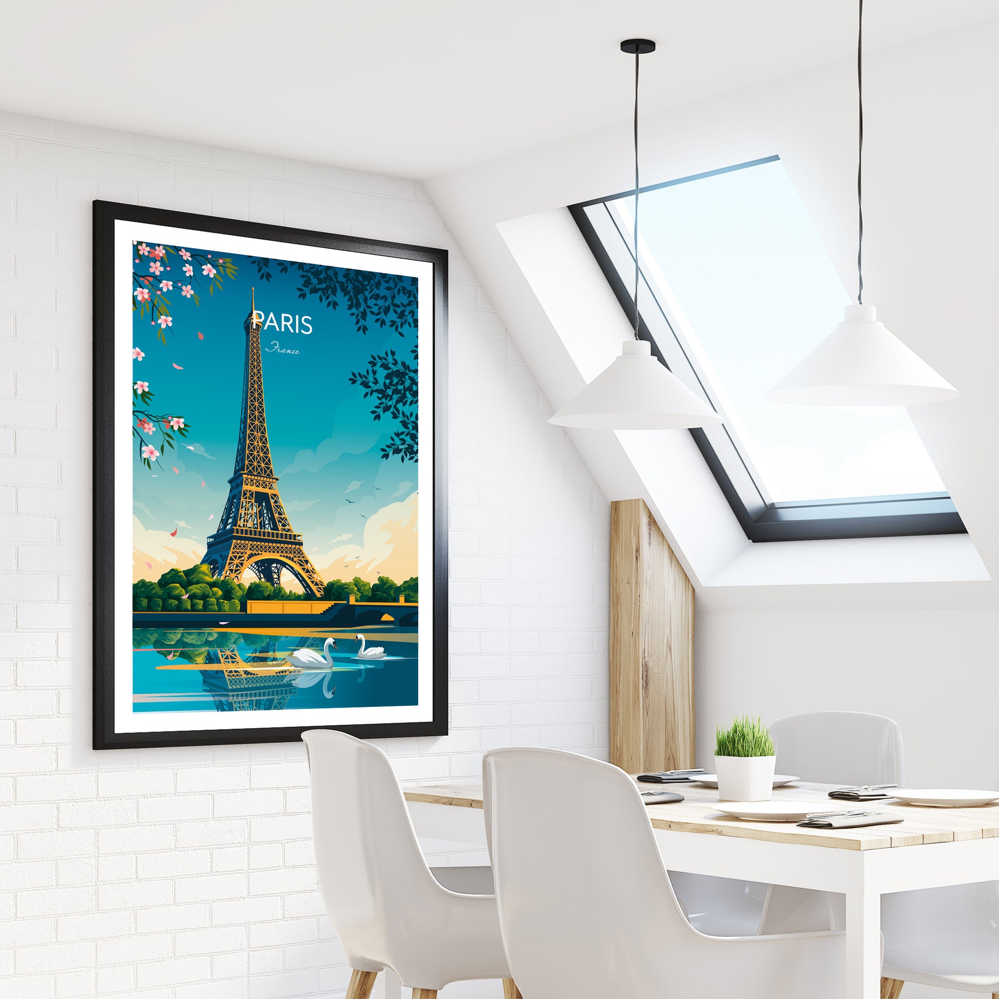 Paris Eiffel Tower Art Print.