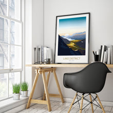 Load image into Gallery viewer, Lake District Print Home Office Desk
