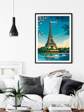 Load image into Gallery viewer, Paris Eiffel Tower Art Print.
