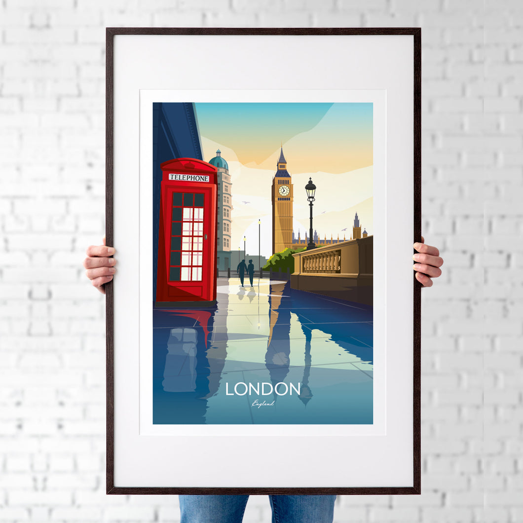 London Print England