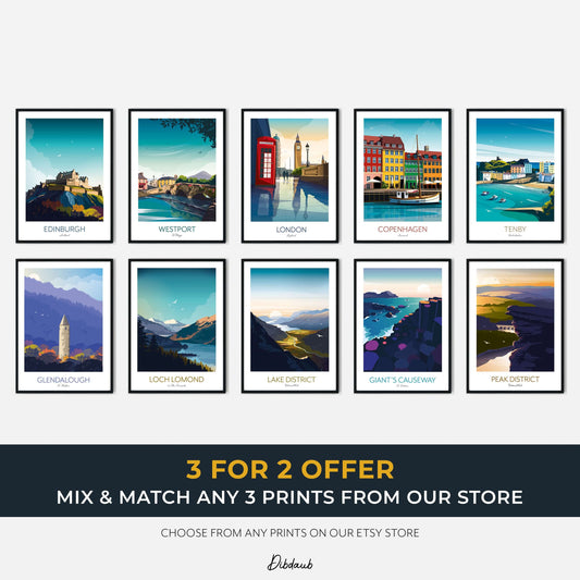 SAVE NOW  - 3 FOR 2 - Mix & match any 3 prints from our Online Store