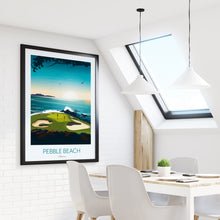 Load image into Gallery viewer, Pebble Beach California Golf Print - US Open Golf Print
