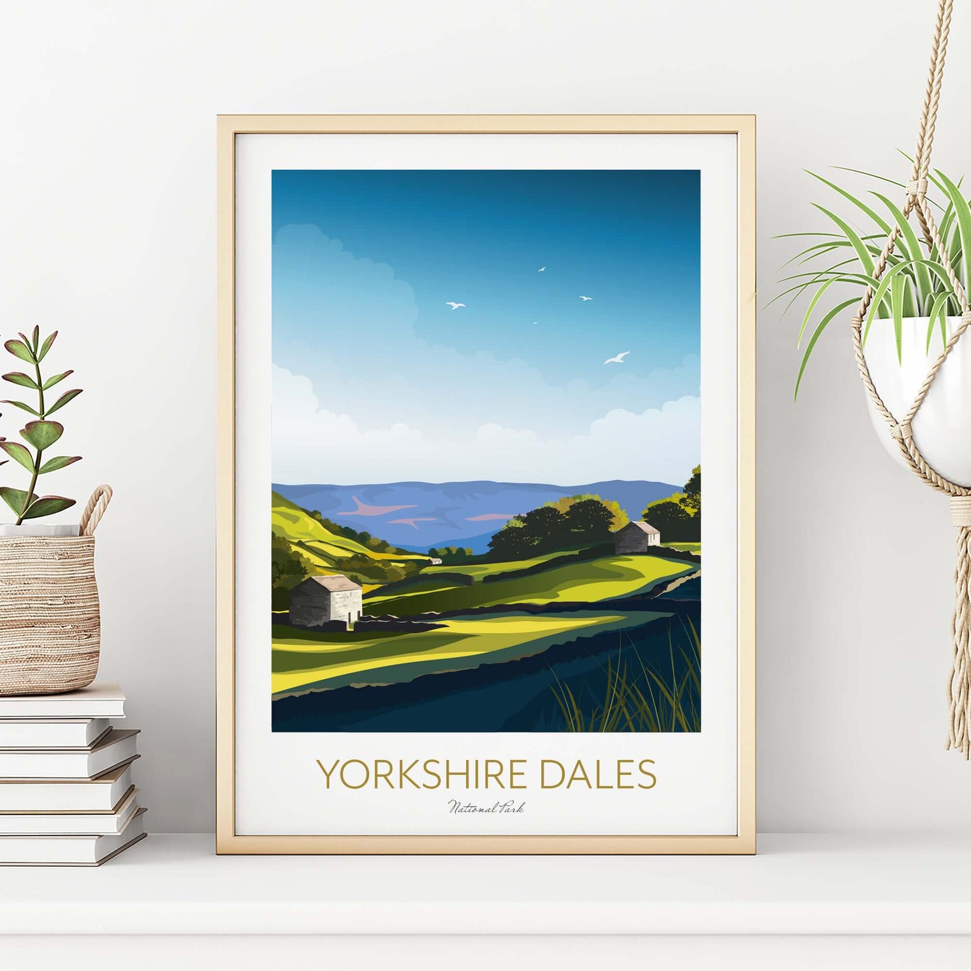 Yorkshire Dales Travel Poster