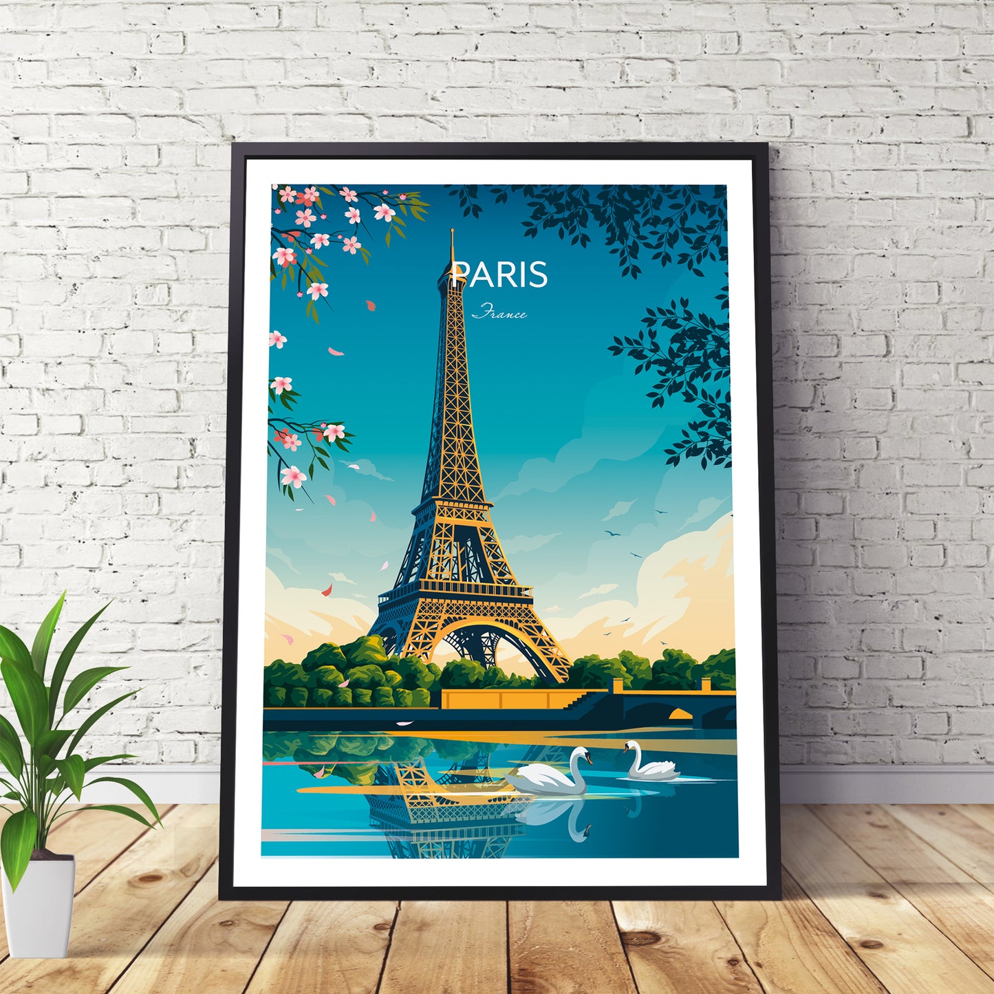 Paris Eiffel Tower Art Print.