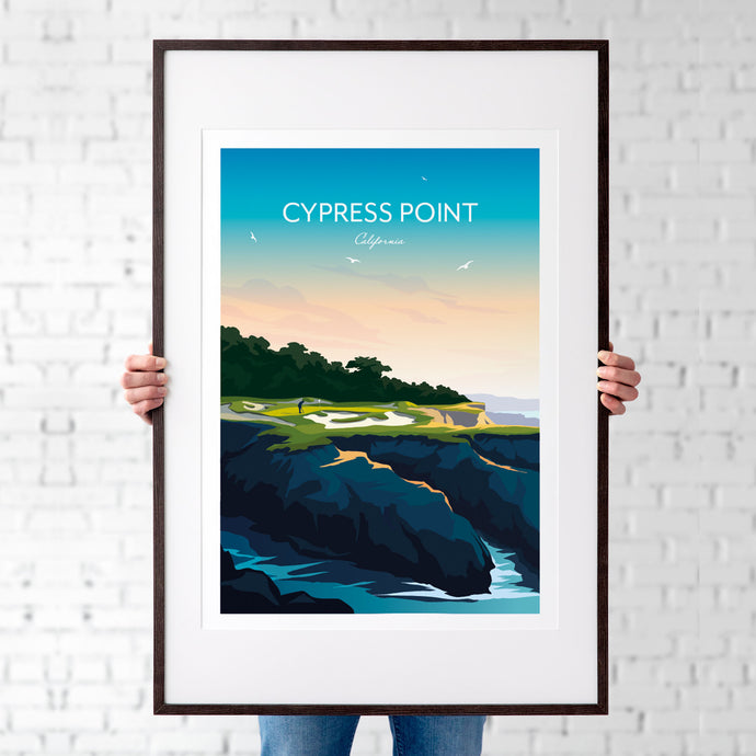Cypress Point Golf Print, California.