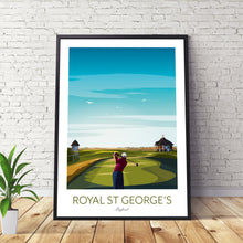 Load image into Gallery viewer, Royal St George&#39;s Golf Print
