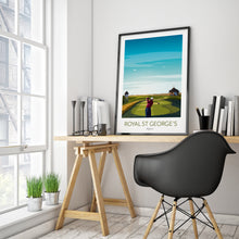Load image into Gallery viewer, Royal St George&#39;s Golf Print Home Office
