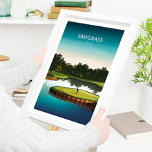 Load image into Gallery viewer, Framed Wall Art Sawgrass Florida Golf Print
