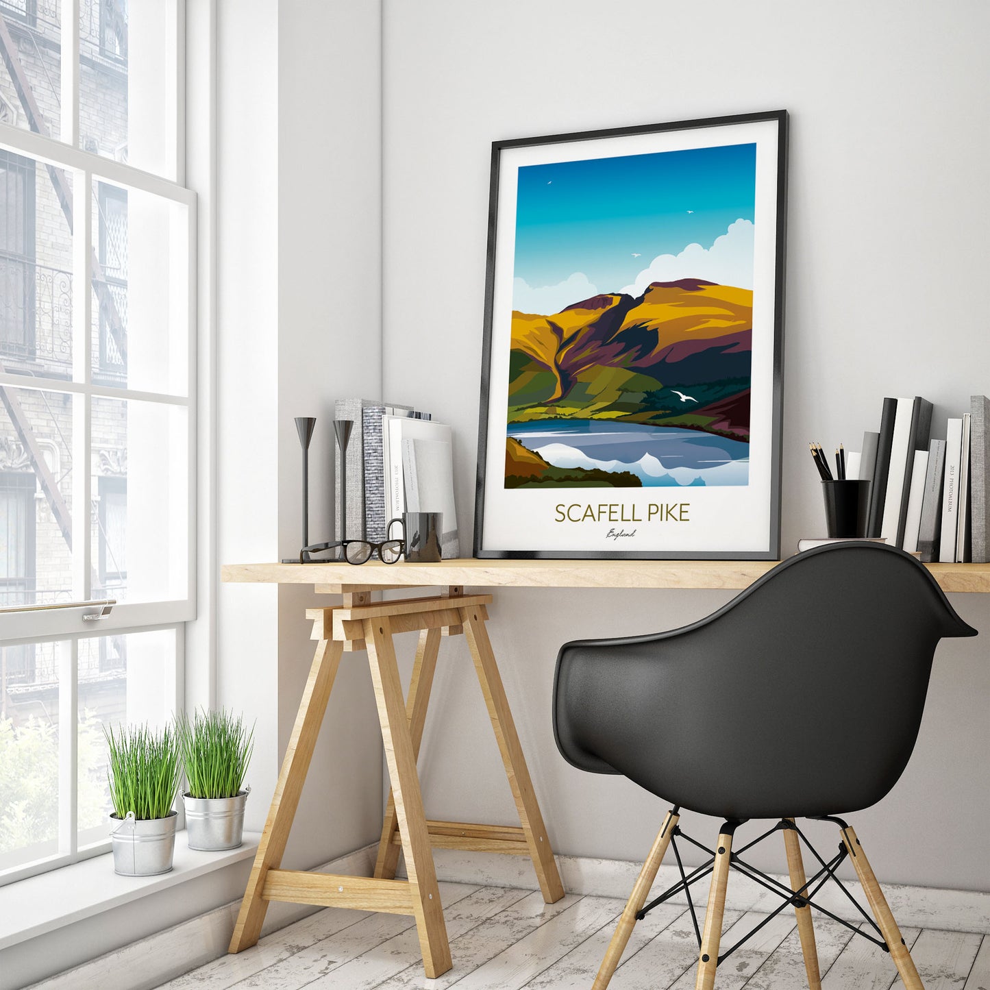 Scafell Pike art print.