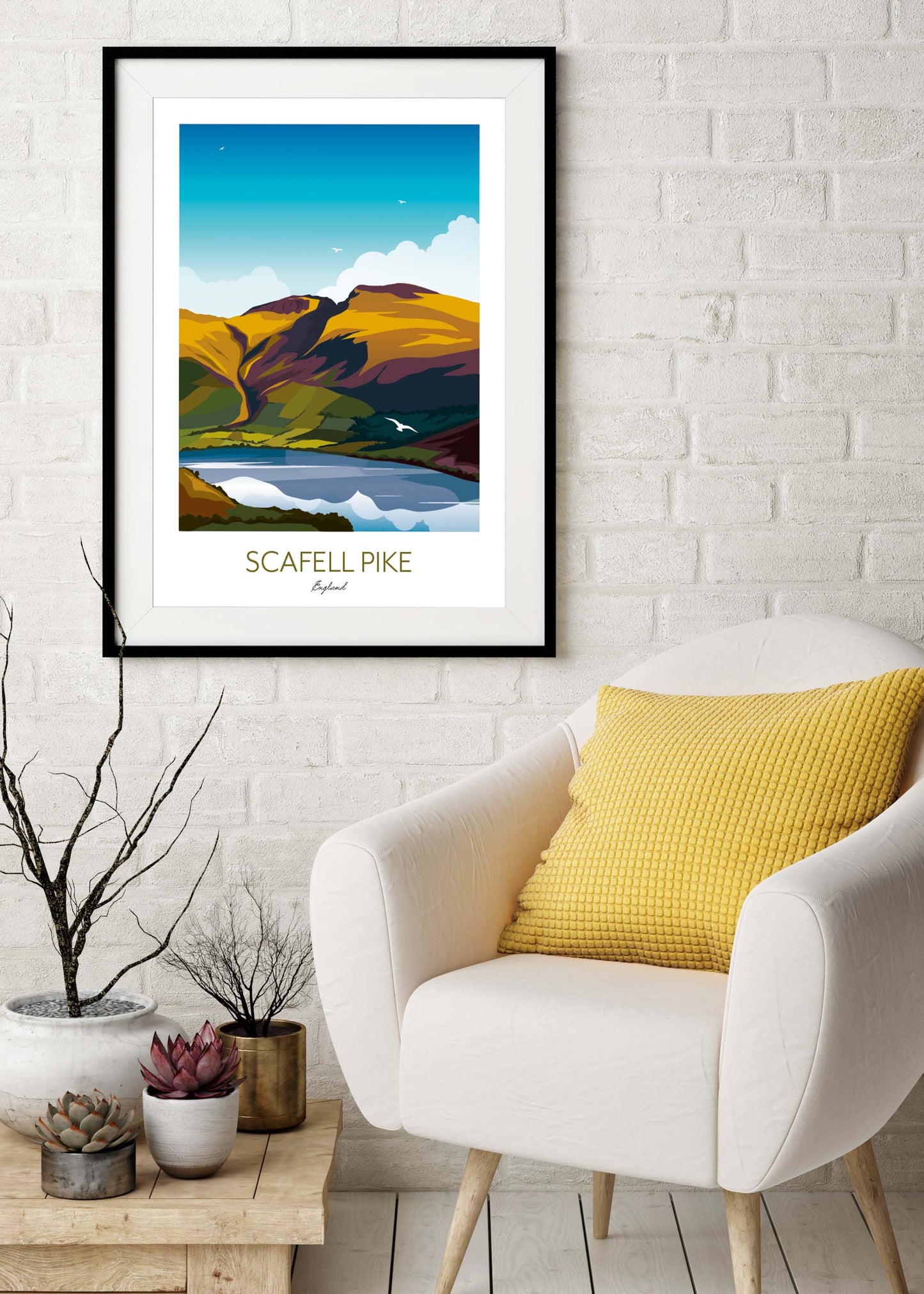 Scafell Pike art print.