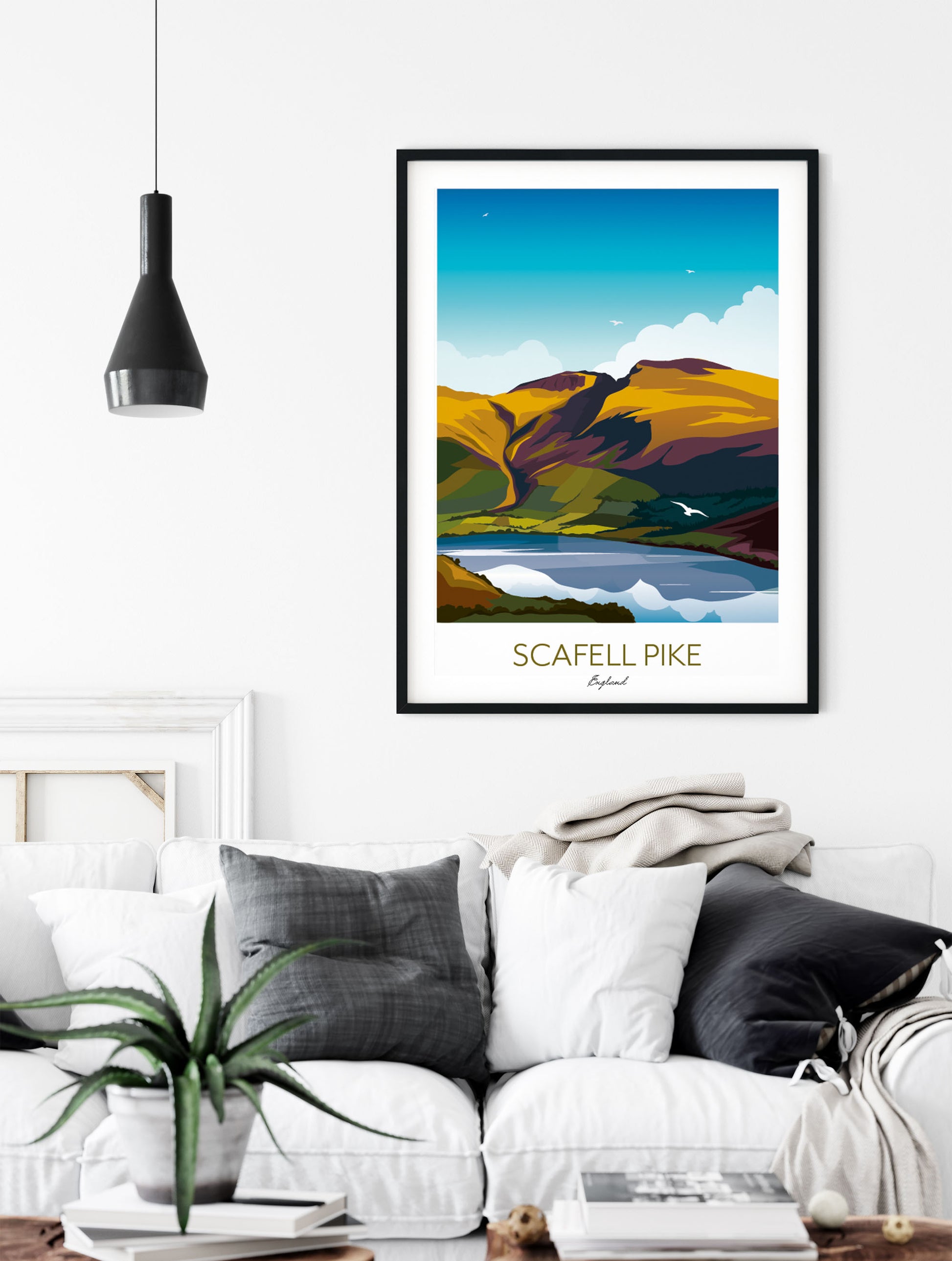 Scafell Pike art print.