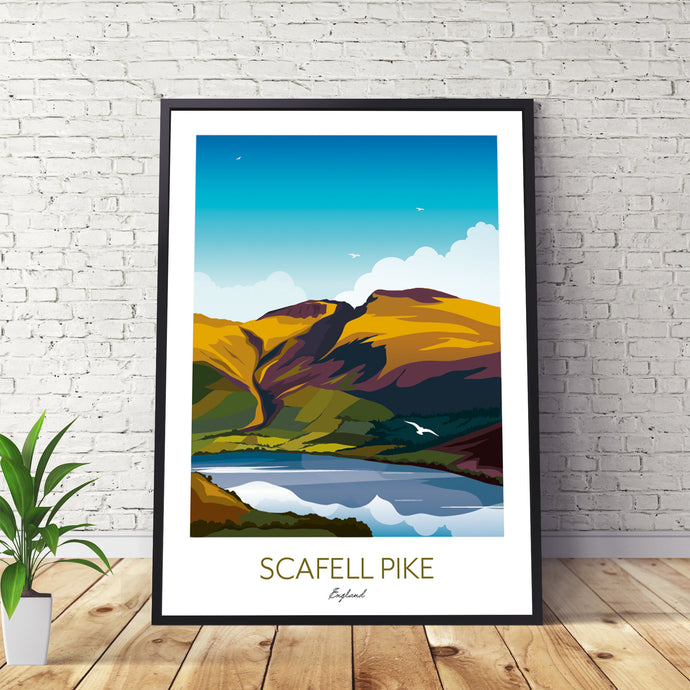 Scafell Pike art print.