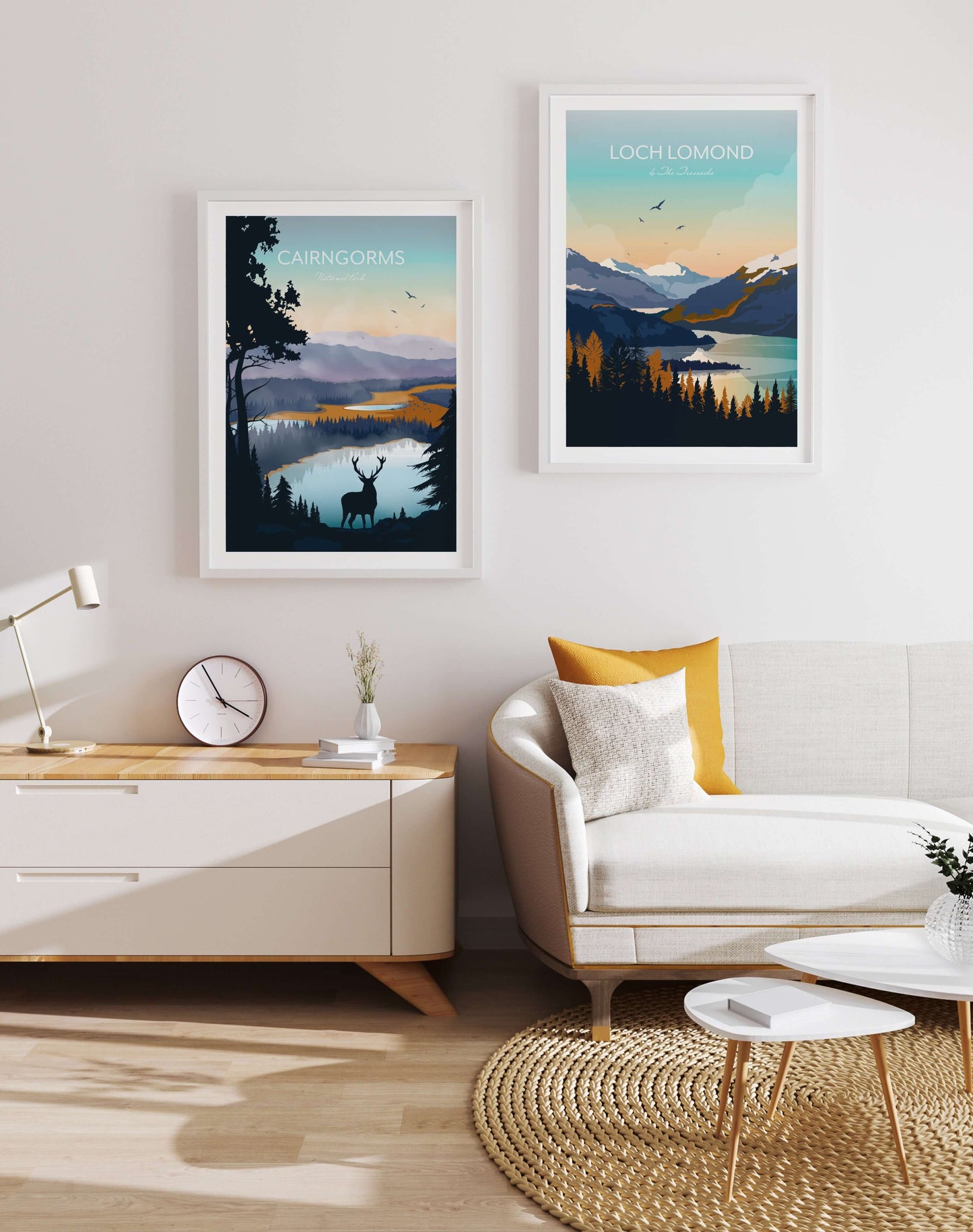 Scotland Wall Art Home Decor Loch Lomond Cairngorms
