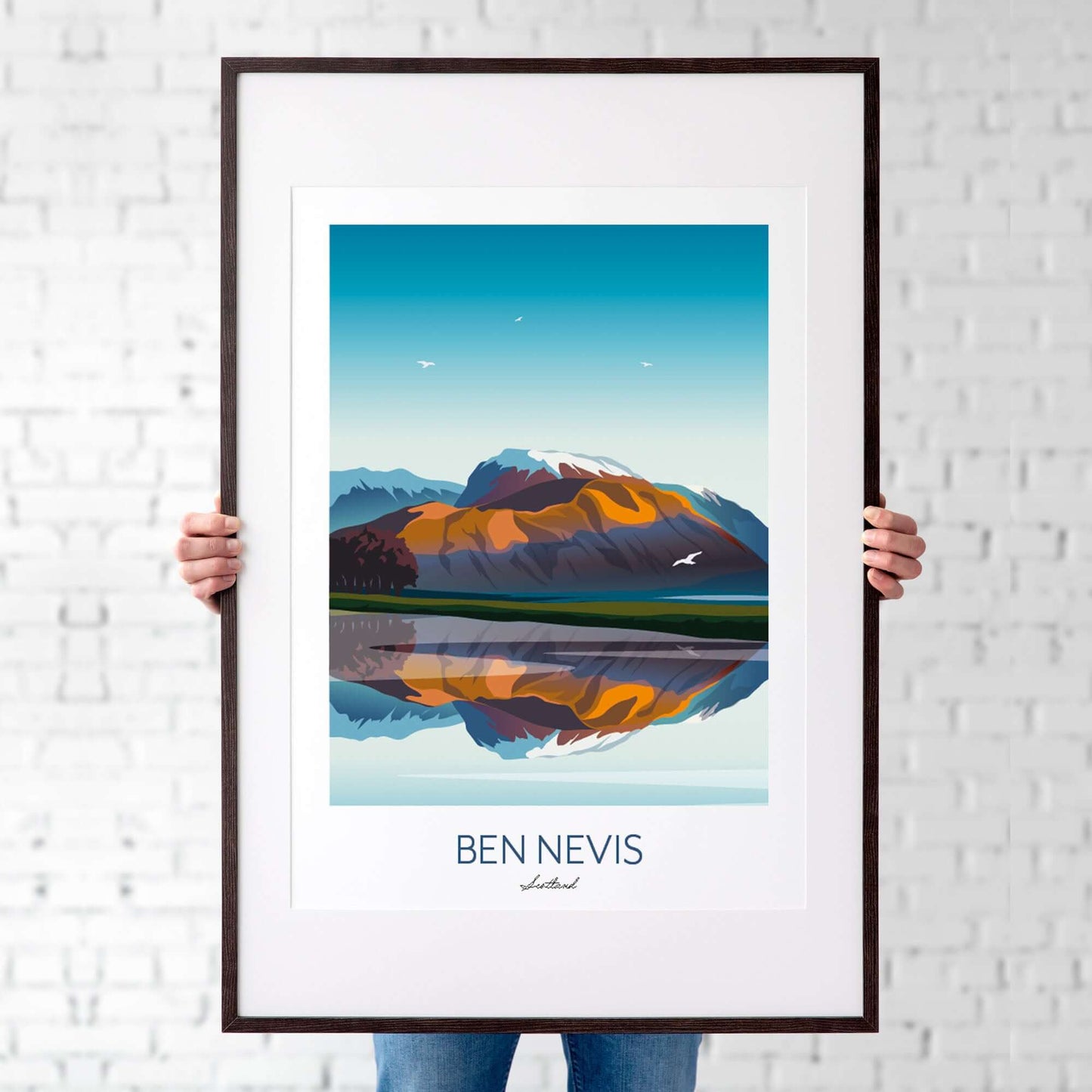 Ben Nevis Art Print - Scotland's Highest Mountain