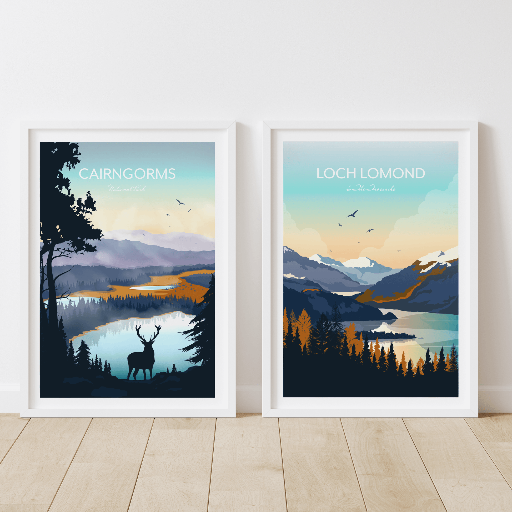 Scottish Print Set of 2