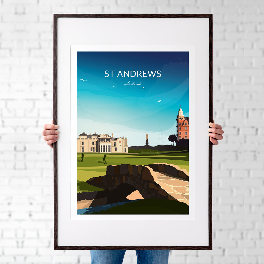St Andrews Scotland Golf Print