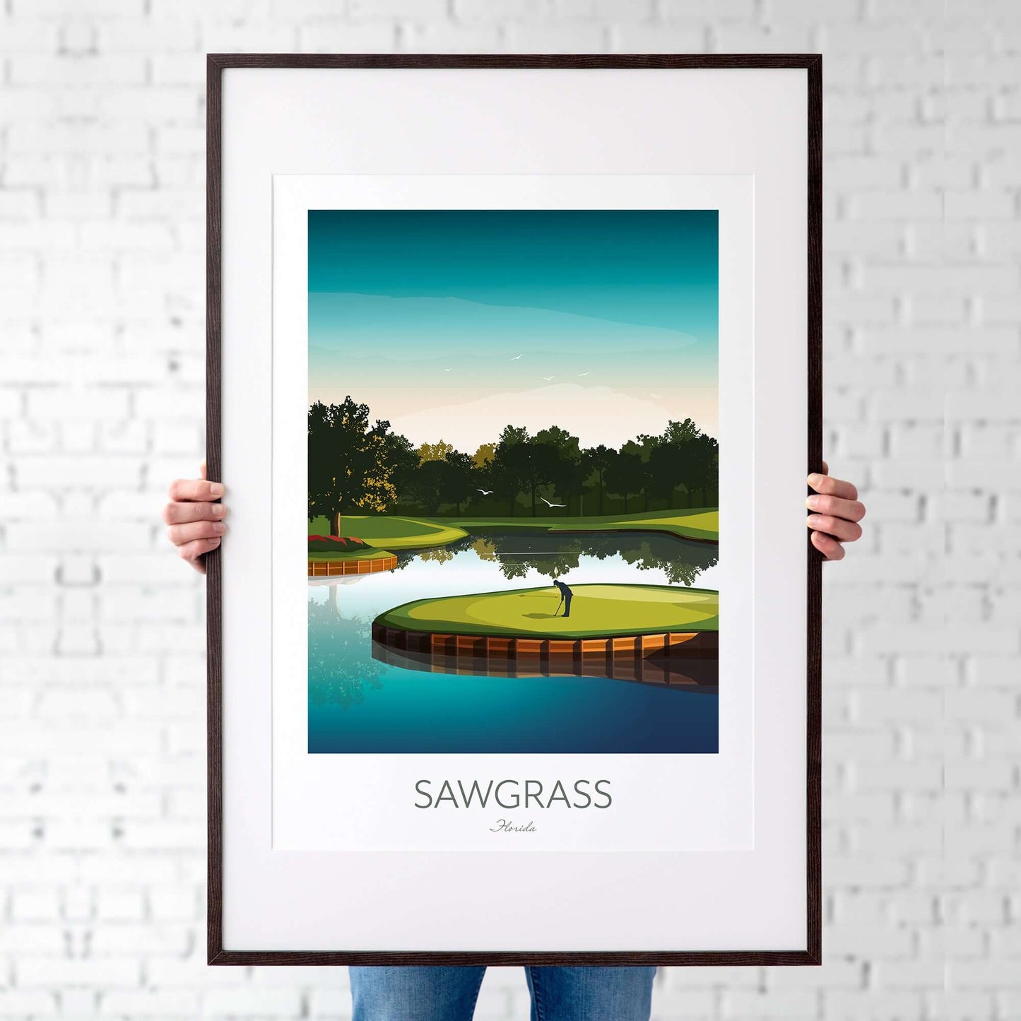 Sawgrass Florida Golf Print