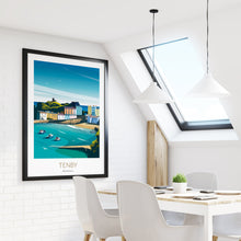 Load image into Gallery viewer, Tenby Print Wales - Apartment Wall Art

