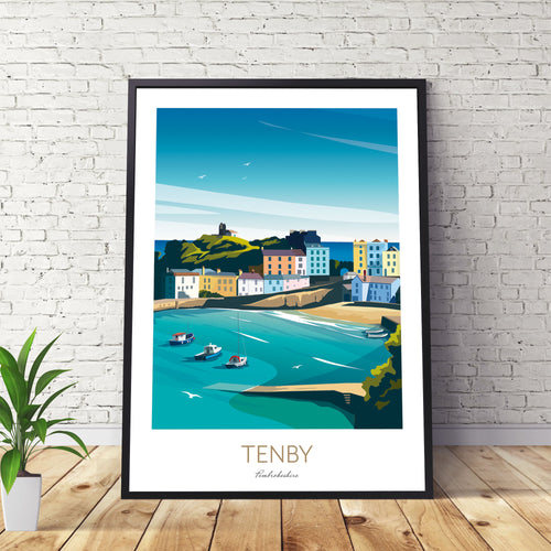 Tenby Print - Pembrokeshire Wales