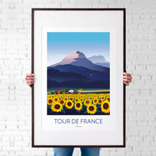 Load image into Gallery viewer, Tour De France print, cycling poster.

