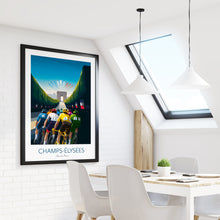 Load image into Gallery viewer, Tour De France Cycling Print,Champs-Élysées, Paris.
