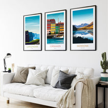 Load image into Gallery viewer, Copenhagen Print - Denmark - Nyhavn Harbour
