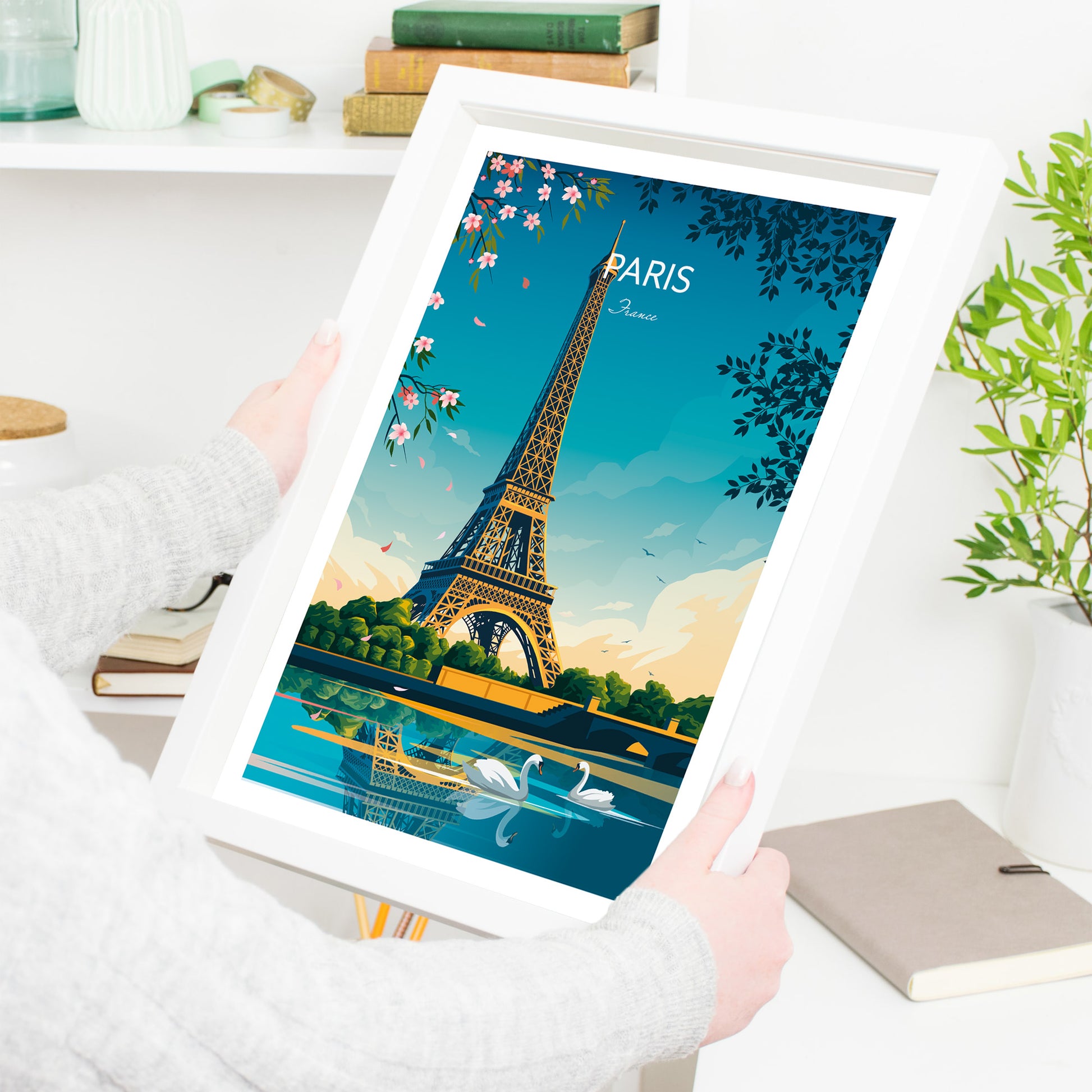 Paris Eiffel Tower Art Print.