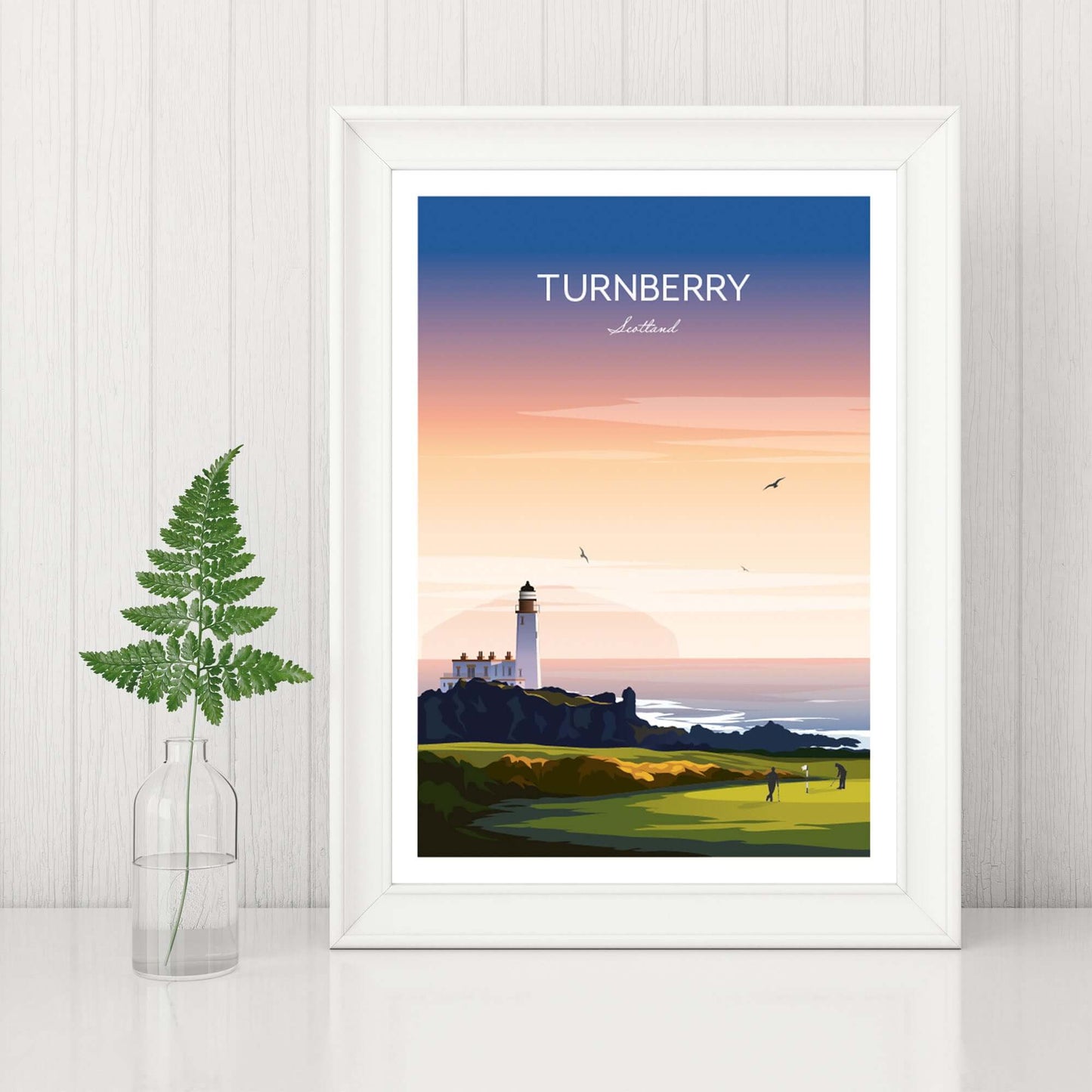 Turnberry Golf Print, Scotland.