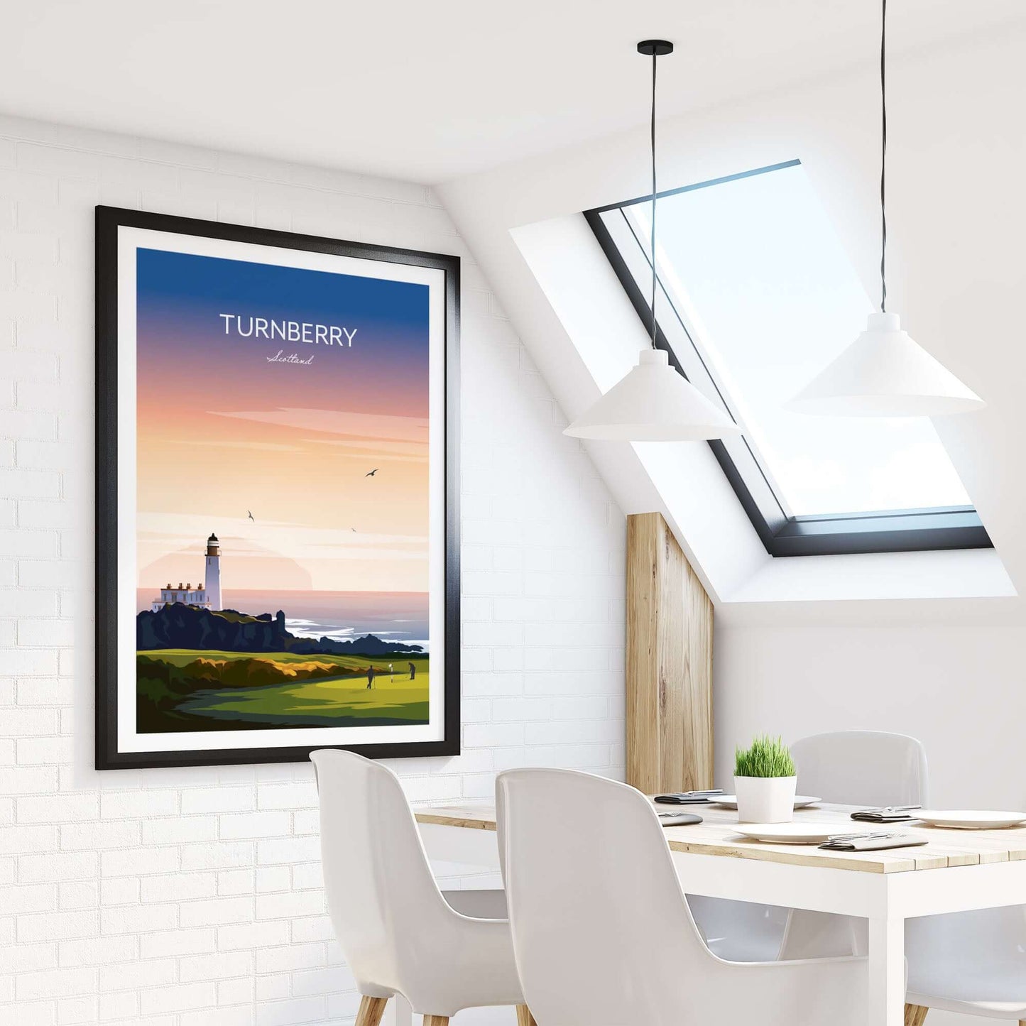 Turnberry Golf Print, Scotland.