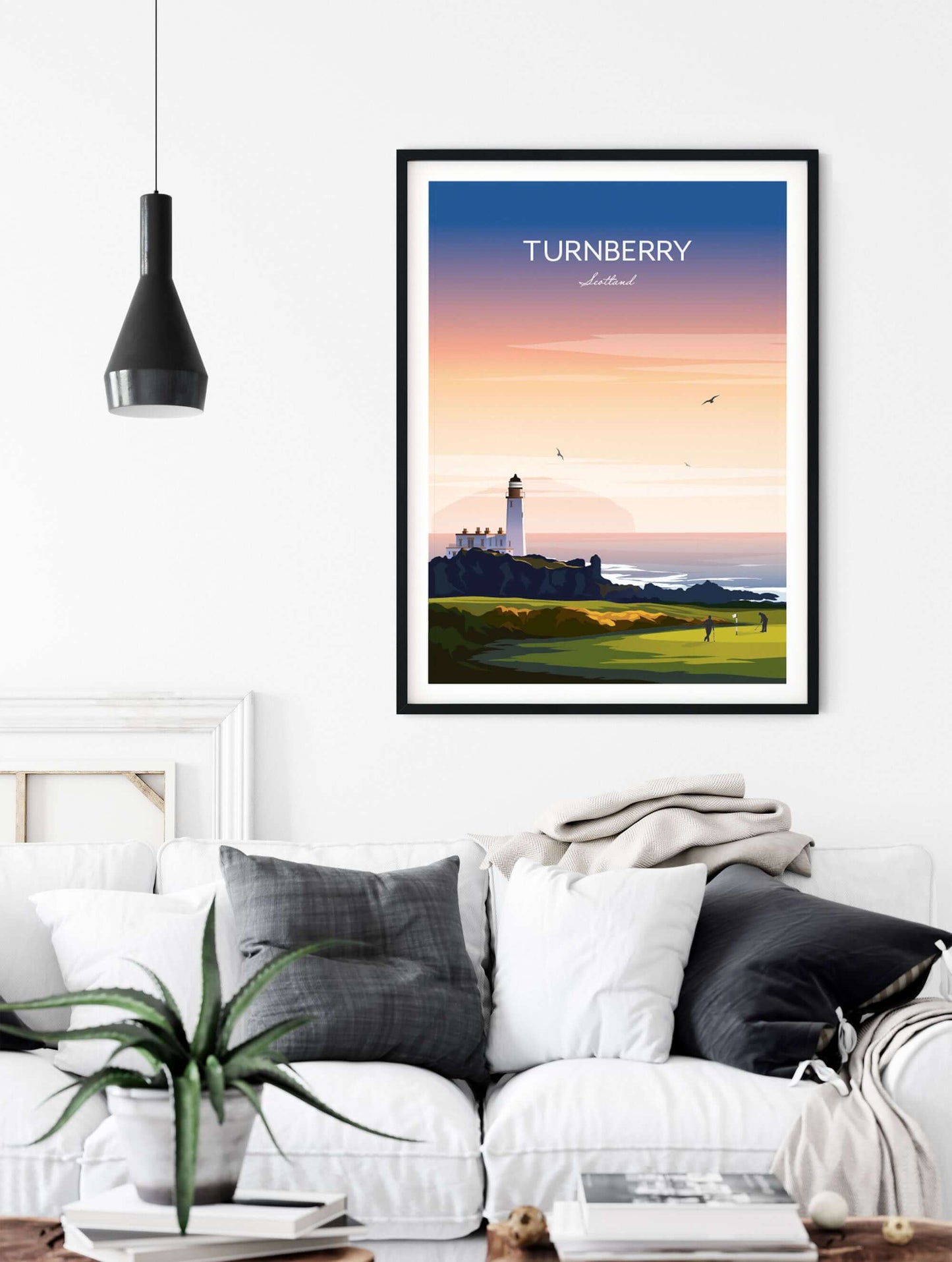 Turnberry Golf Print, Scotland.