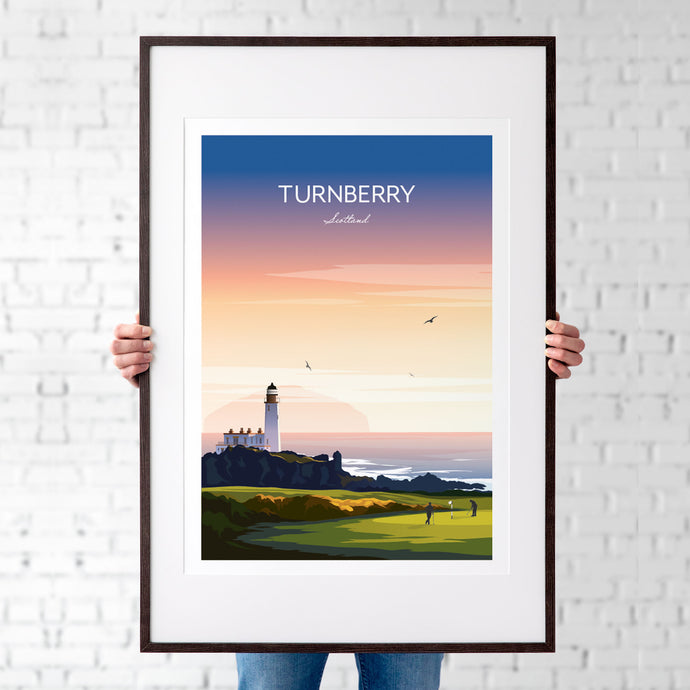 Turnberry Golf Print, Scotland.