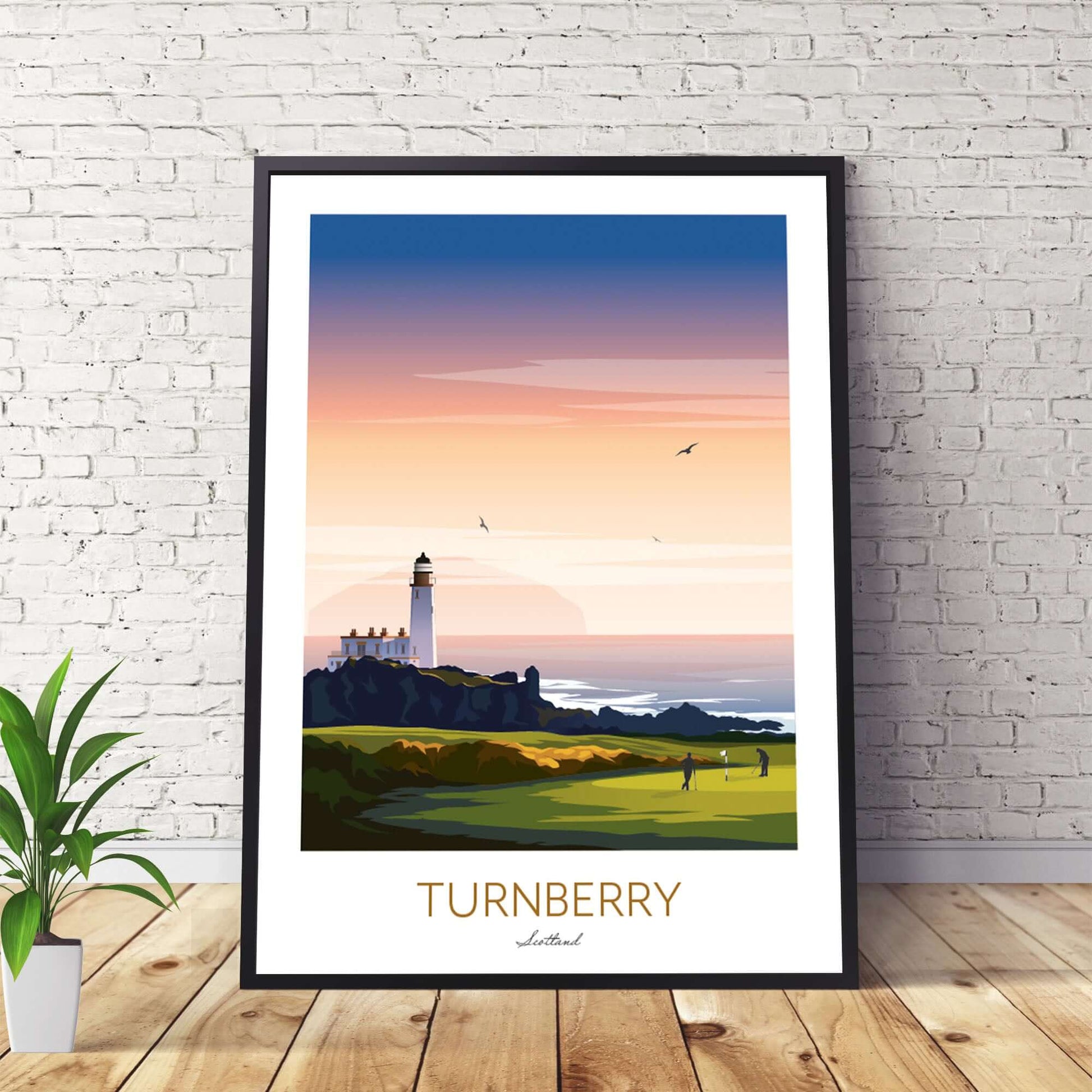 Trump Turnberry Golf Course Art Print.