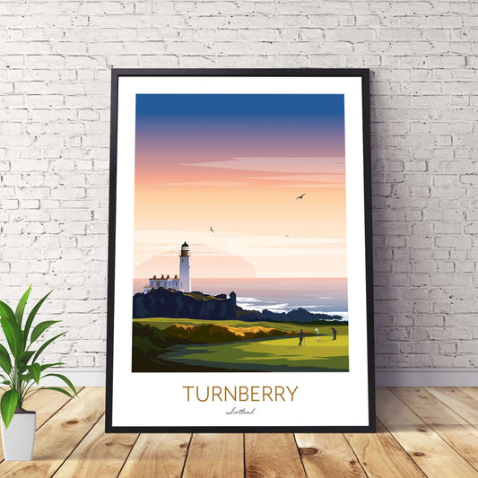 Trump Turnberry Golf Course Art Print.