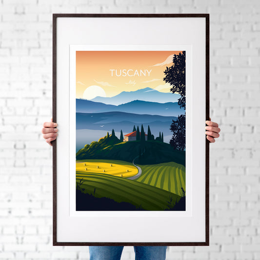 Tuscany Italy Art Print.