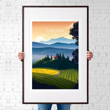 Load image into Gallery viewer, Tuscany Italy Art Print.

