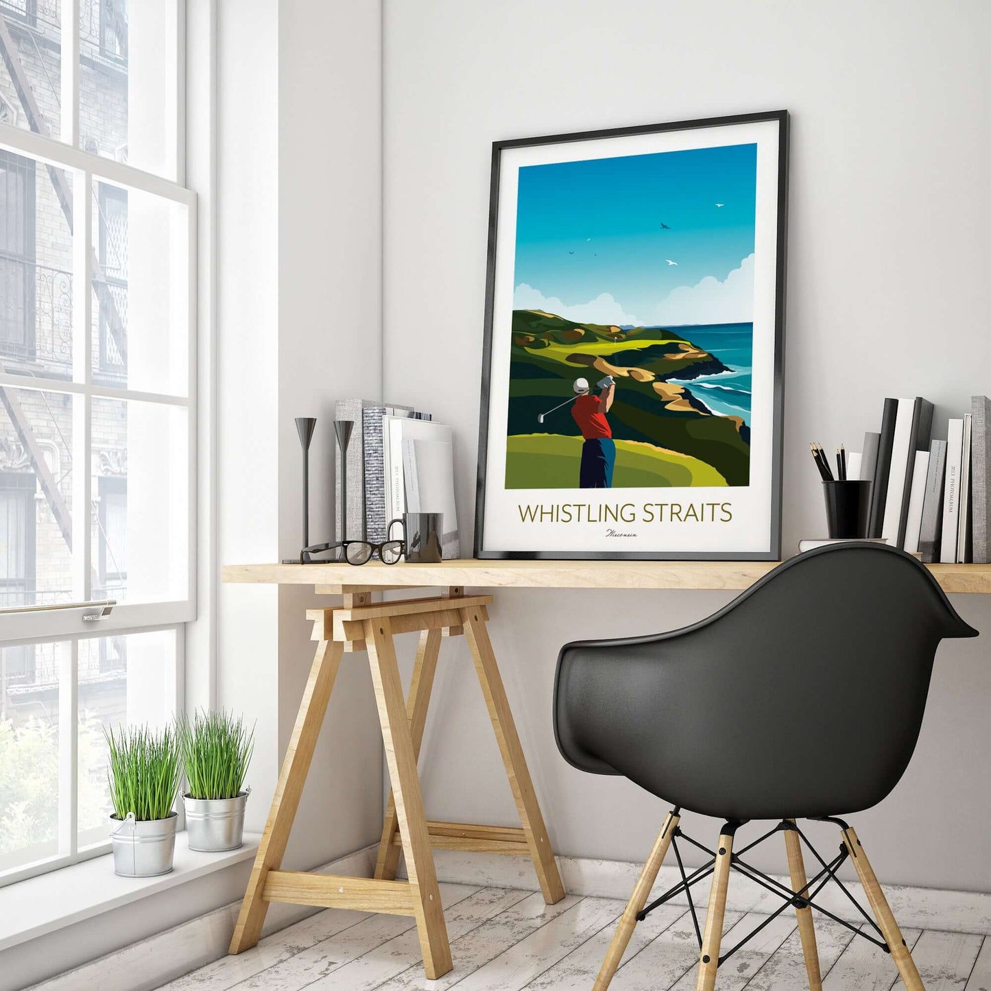 Whistling Straits Golf Print