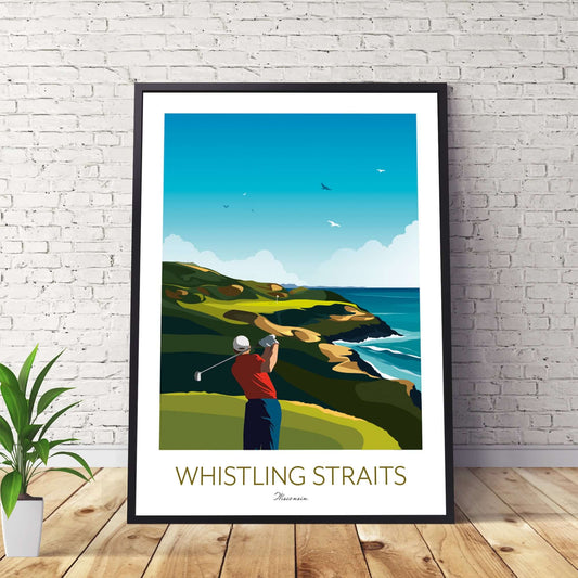 Whistling Straits Golf Print