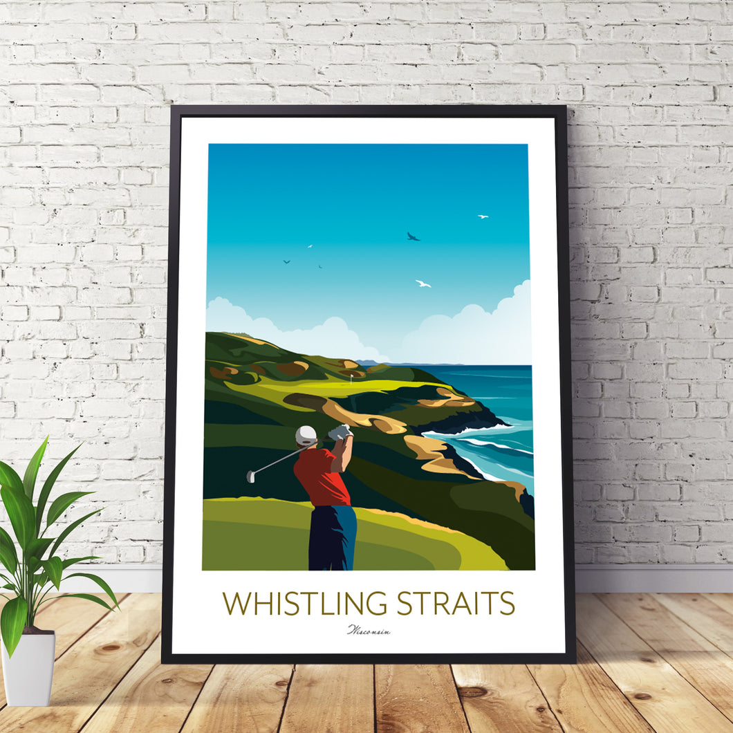 Whistling Straits Golf Print - Ryder Cup Wisconsin