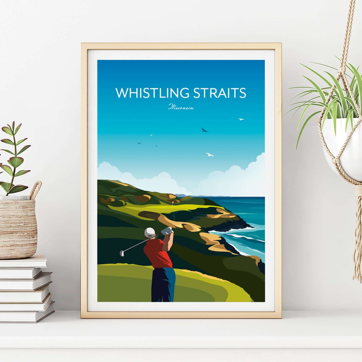 Golf Print Whistling Straits, Wisconsin