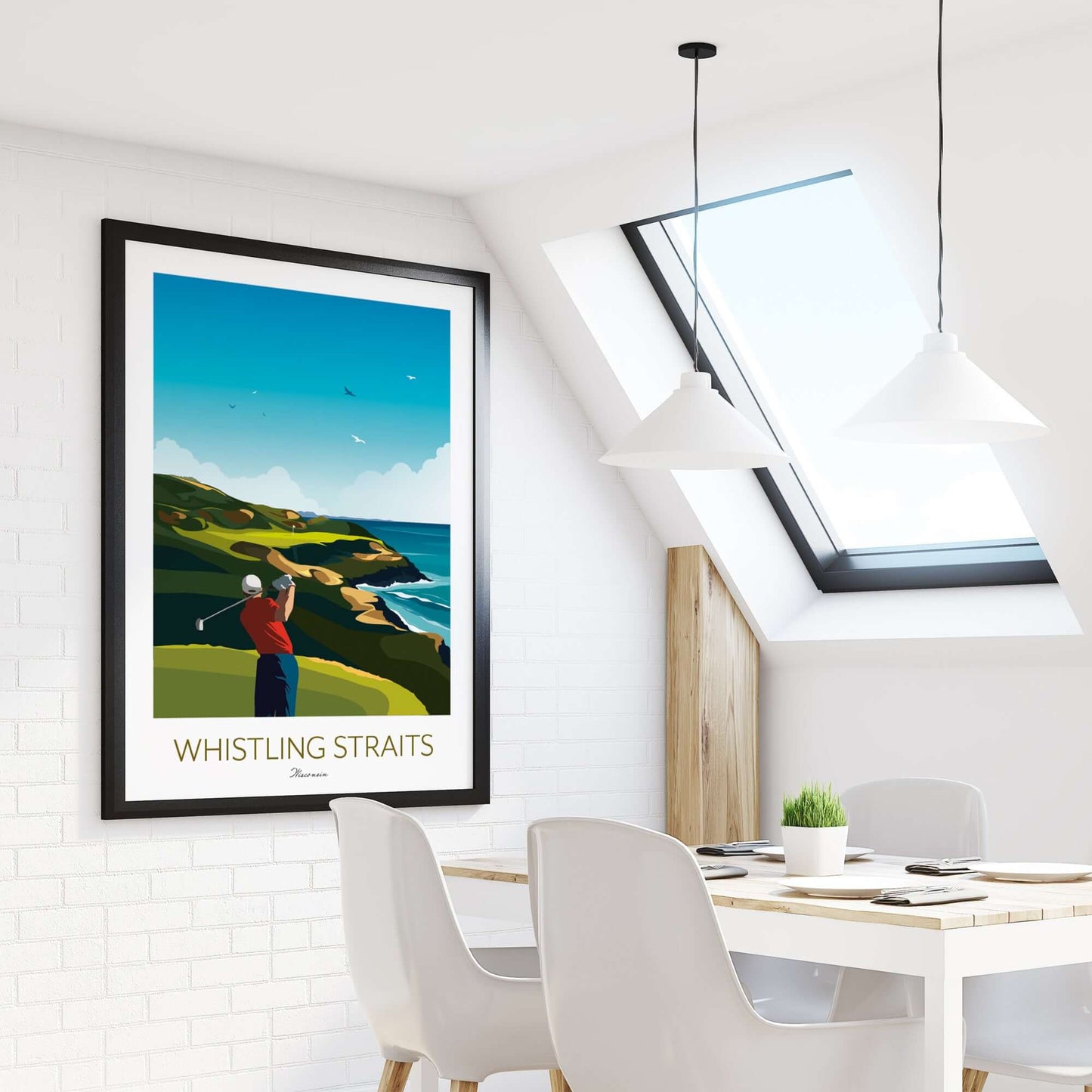 Whistling Straits Golf Print