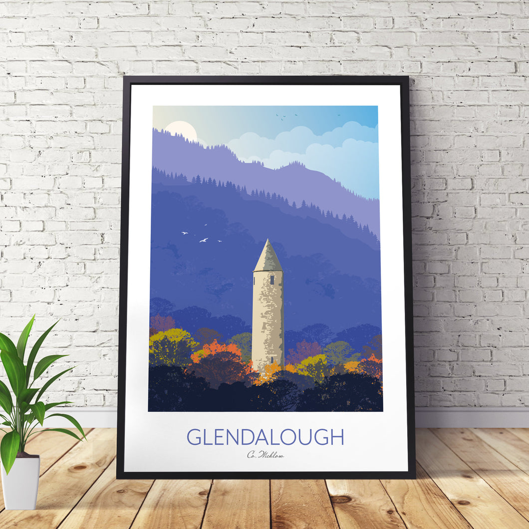 Glendalough Wicklow Art Print