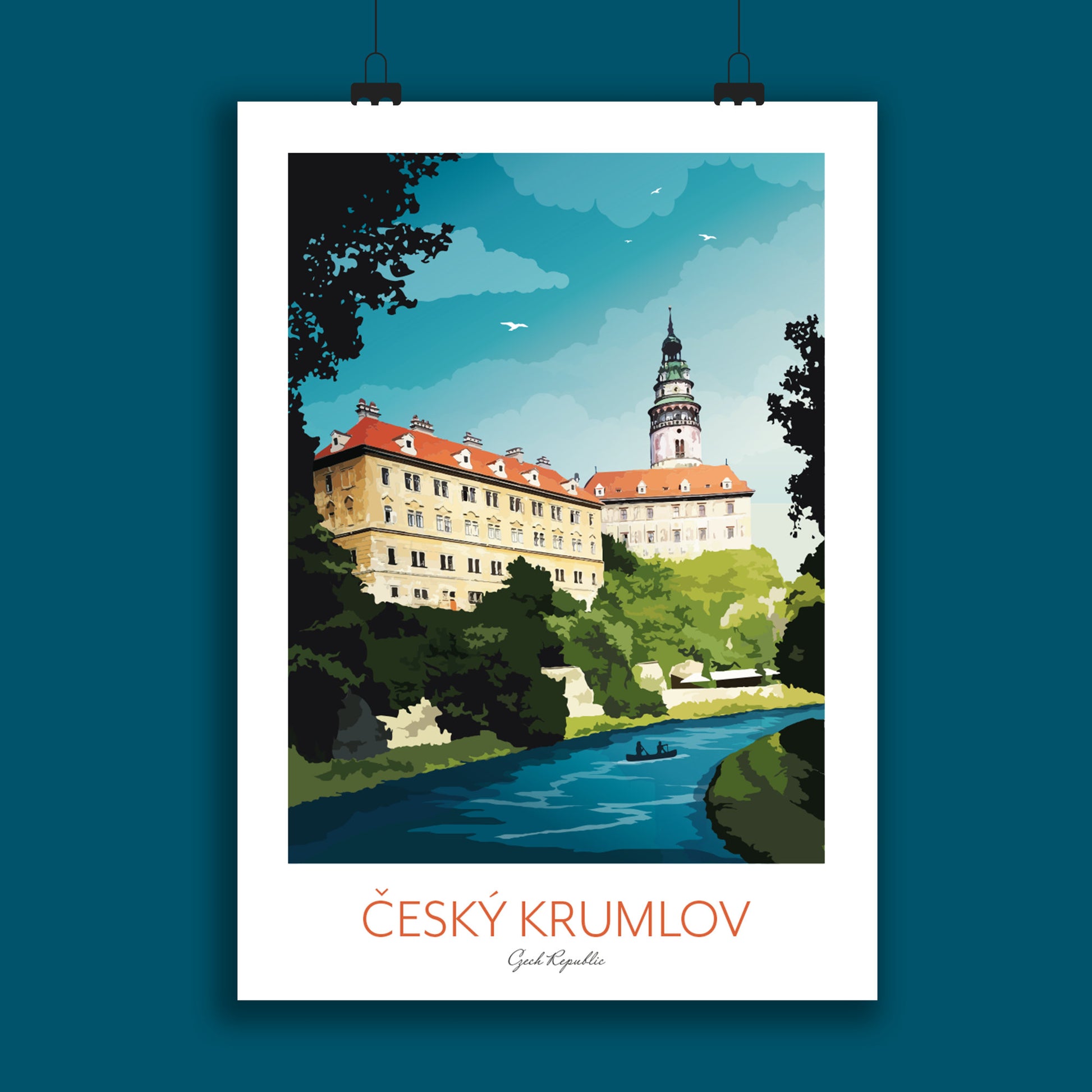 Wall Art Print Cesky Krumlov