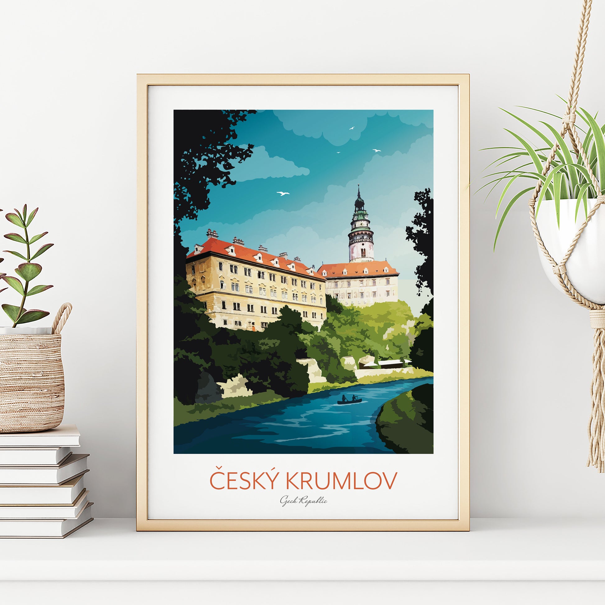 Wall Art Print Cesky Krumlov