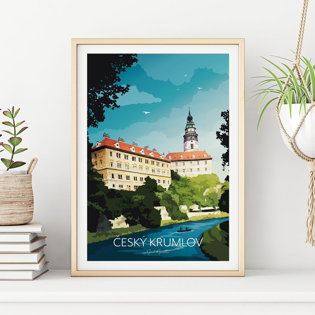 Český Krumlov Art Print Czech Republic