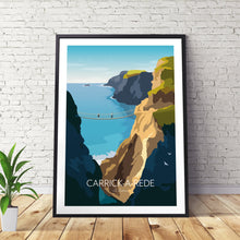 Load image into Gallery viewer, Carrick-a-Rede Northern Ireland Wall Art
